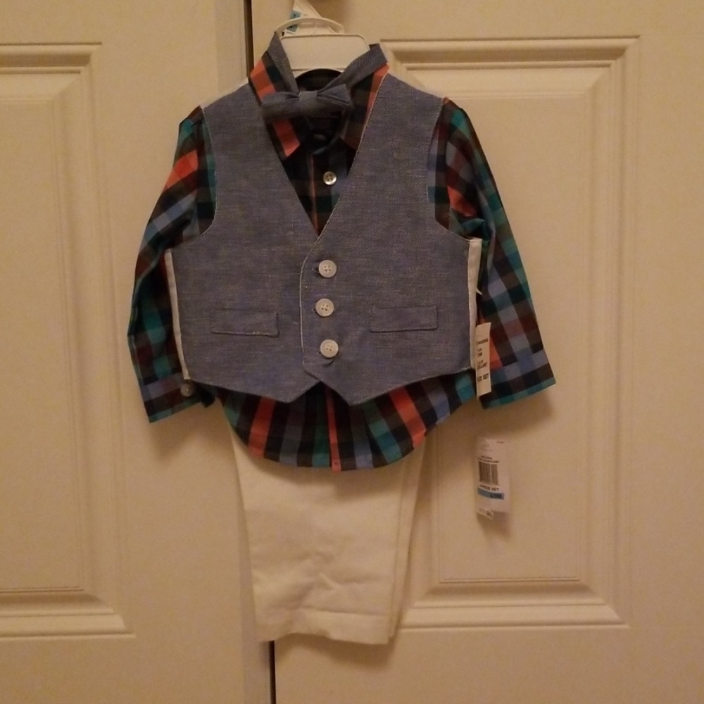 4 piece 6/9 month Nautica church suit - Picture 4 of 4
